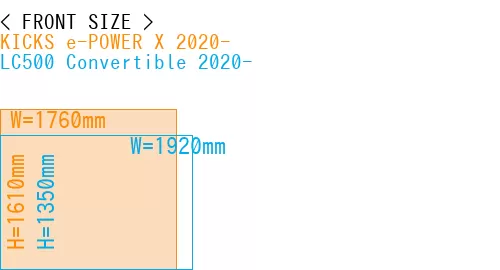 #KICKS e-POWER X 2020- + LC500 Convertible 2020-